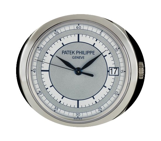 Patek Philippe 18k W/G Two Tone Silvery-...