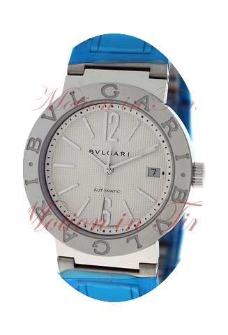 Bulgari Men's Automatic 38mm, Silver Dia...