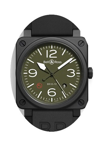Bell & Ross BR03-92 Military Ceramic...