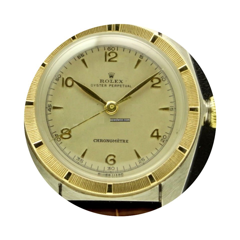 Rolex | Bubble Back Ref.5050 Steel and G...
