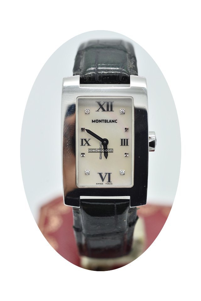Montblanc 7077 Mop Diamond Stainless Ste...