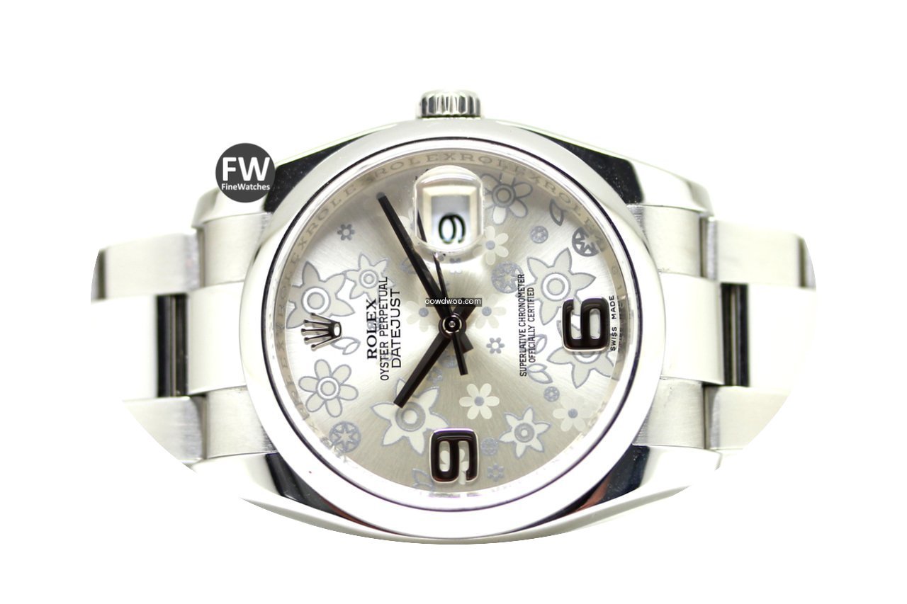 Rolex Datejust Floral...