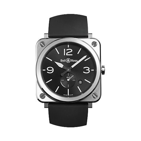 Bell & Ross BR S BLACK STEEL NEW NEU...