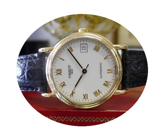 Tissot 1853 Automatic 18k Yellow Gold Dr...