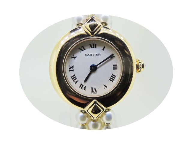Cartier 18 kt Pearl lady watch...