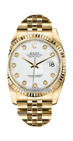 Rolex Datejust 36mm Yellow Gold Midsize ...