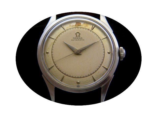 Omega Automatic Bumper 50's Steel Watch...