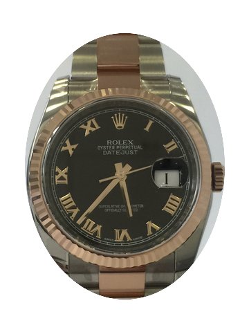Rolex Datejust 36mm Stahl / Roségold Re...