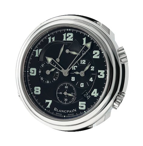 Blancpain Leman Reveil GMT Alarm Stainle...
