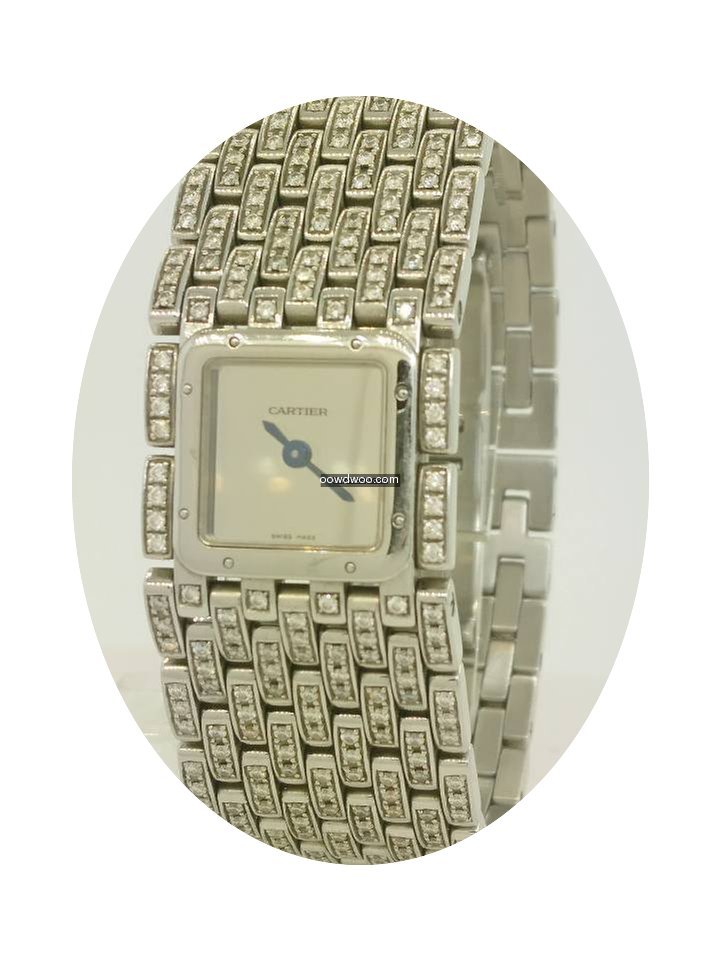 Cartier Panthere Ruben Steel w 272 Diamo...