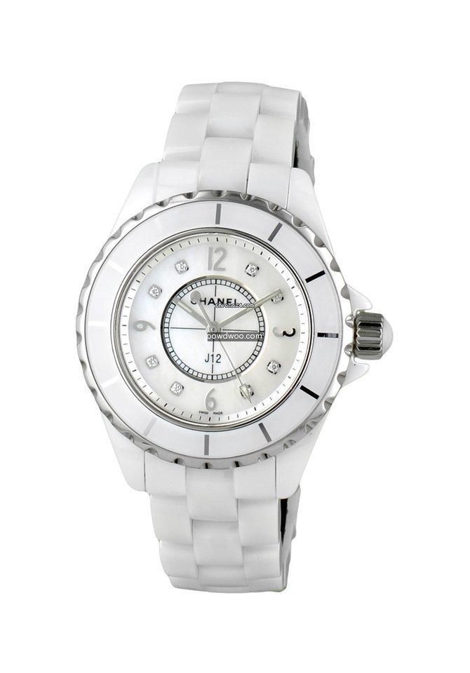 Chanel J12 Blanche Quartz Diamants...