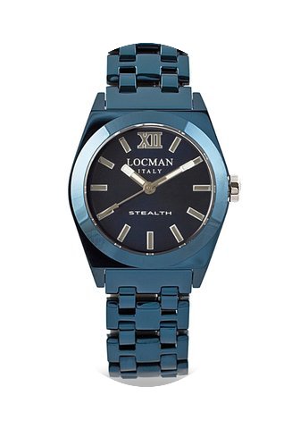 Locman Stealth 0204BLBLFNK0BRB Quartz Me...