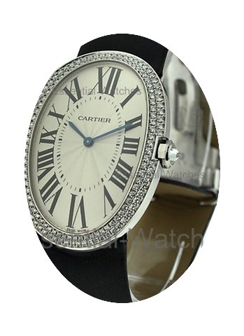 Cartier Baignoire Large in White Gold wi...