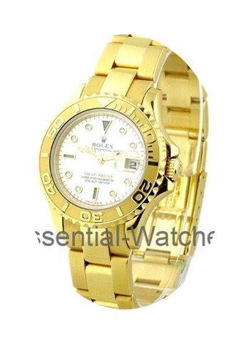 Rolex Used Yacht Master Lady's Yellow Go...
