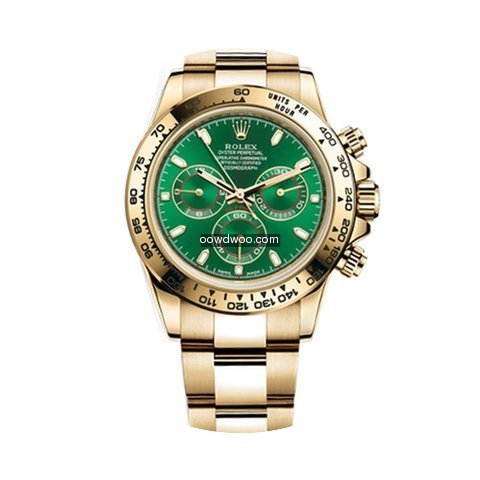 Rolex Daytona Yellow Gold Green Dial - 1...