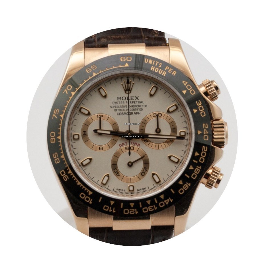 Rolex Daytona Chocolate Ivory Dial...