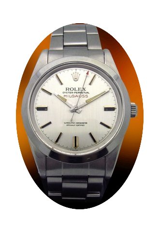 Rolex, Milgauss STAINLESS STEEL SILVER D...