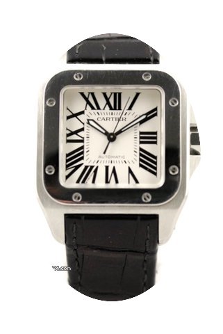Cartier Santos 100 Médium 35mm Auto Ref...