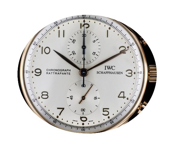 IWC 18k R/G Portuguese Chrono Rattrapant...
