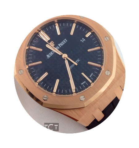 Audemars Piguet Royal Oak Rose Gold Blac...