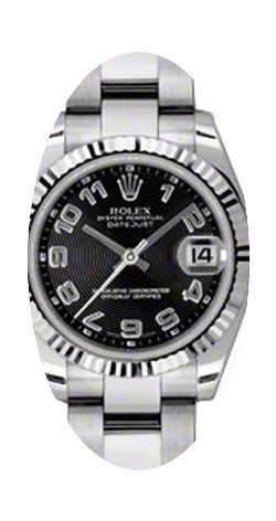 Rolex Datejust Ladies Midsize 178274-BLK...