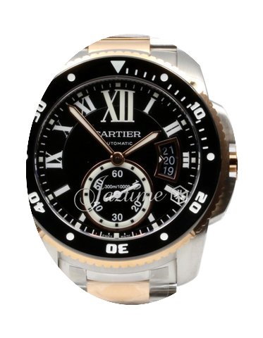 Cartier Calibre Diver W7100054 42mm 18k ...