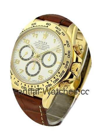 Rolex Used Yellow Gold Daytona on Strap ...