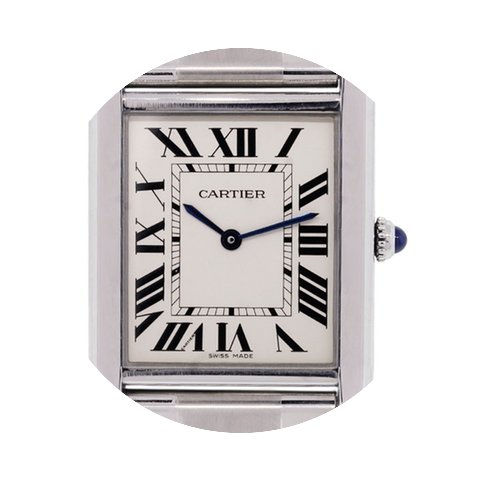 Cartier Tank Solo 3169 Stainless Steel G...