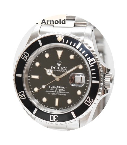 Rolex Submariner Stahl Uhr Ref.16610 Pap...