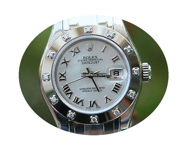 Rolex Ladies Masterpiece President 18k W...