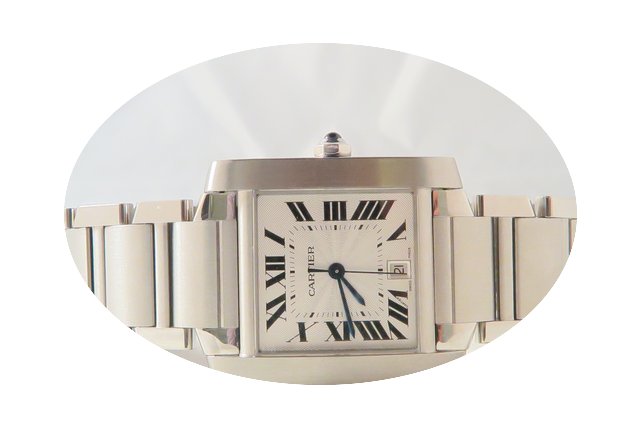 Cartier Tank Française Steel Big Size...