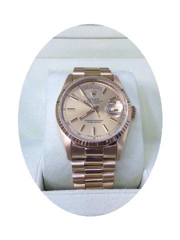 Rolex double quick set president watch...