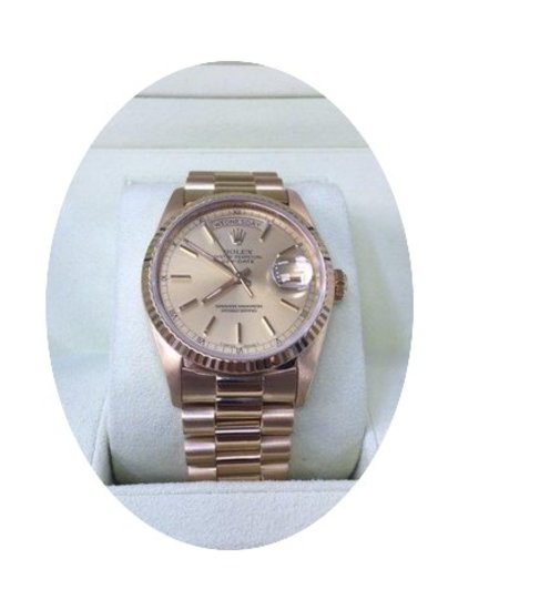 Rolex double quick set president watch...