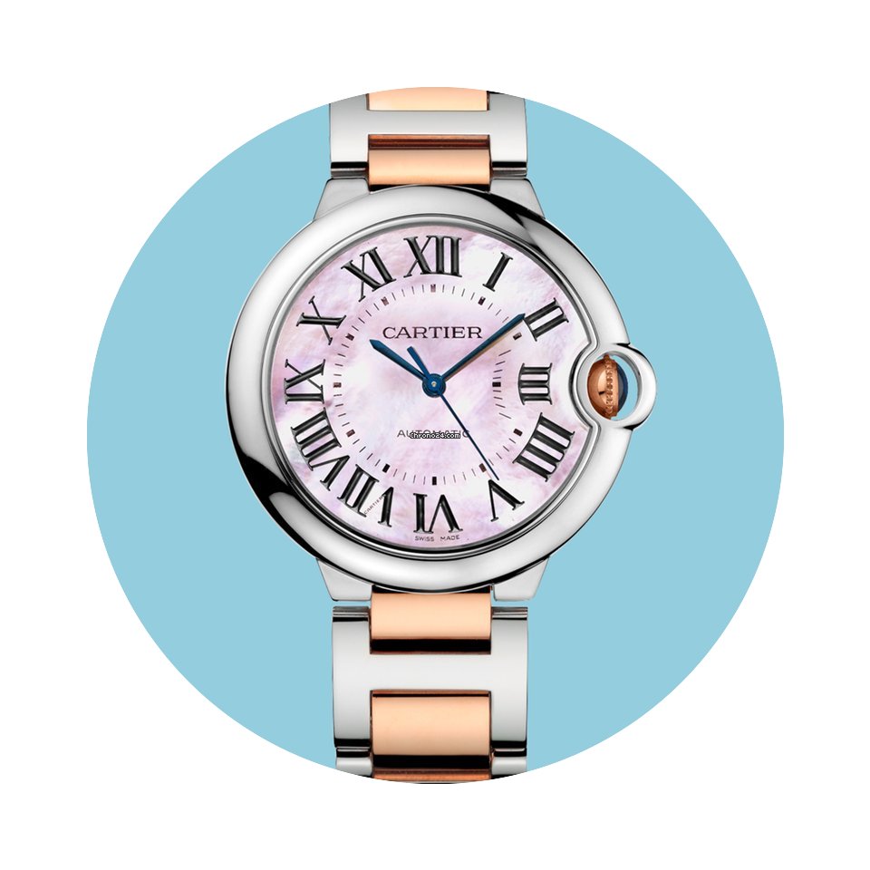 Cartier Ballon Bleu 36 mm Stahl Rotgold ...