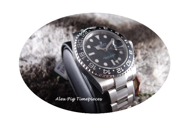 Rolex 116710LN GMT II GREEN Hand & C...