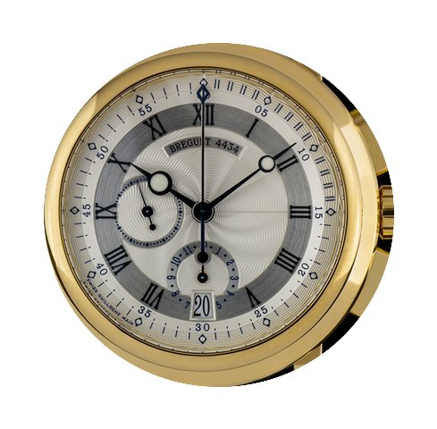 Breguet 18k Y/G Silver Dial Marine Flyba...