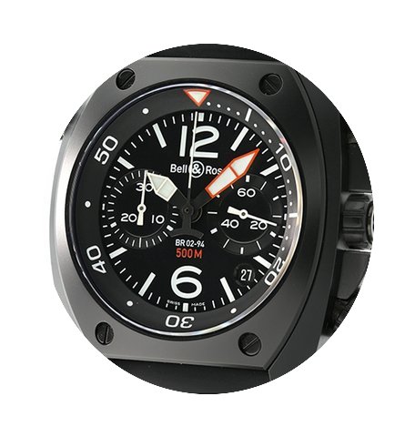 Bell & Ross Marine Carbon Chronograp...