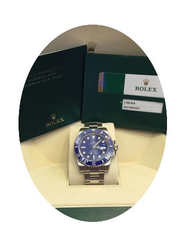 Rolex Sub Mariner White Gold...