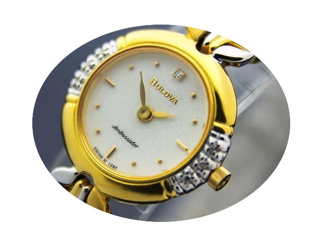 Bulova Ambassador Ladies Swiss Gold Plat...