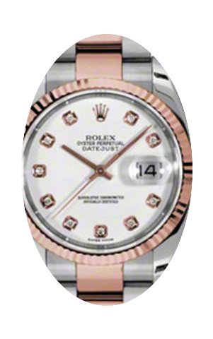 Rolex Datejust 36 116231-WHTDFO White Di...