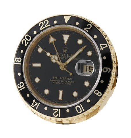 Rolex GMT-Master 18k Yellow Gold Black D...