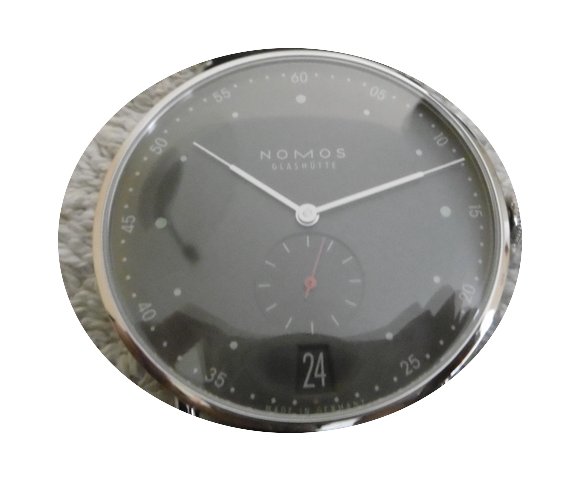 Nomos Metro 38 Datum stadtschwarz...