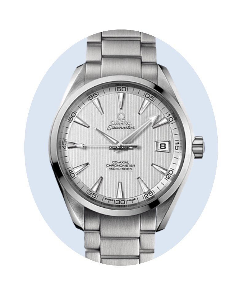 Omega Aqua Terra Stahl 150M 41,5 mm wei�...