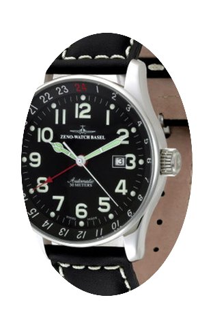 Zeno-Watch Basel X-Large Pilot GMT Dualt...