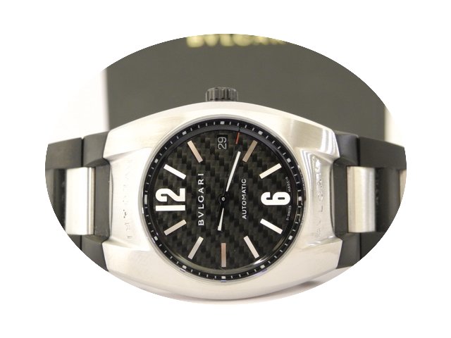 Bulgari ERGON acciaio / caucciù 30mm...