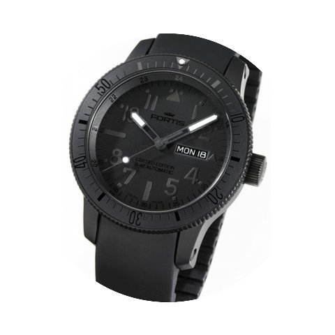 Fortis B-42 Black Black Day/Date 647.28....