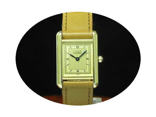 Cartier Tank Argent 925 Silber Vergoldet...