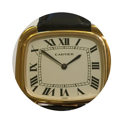 Cartier Tonneau Square XL Paris anni 70 ...