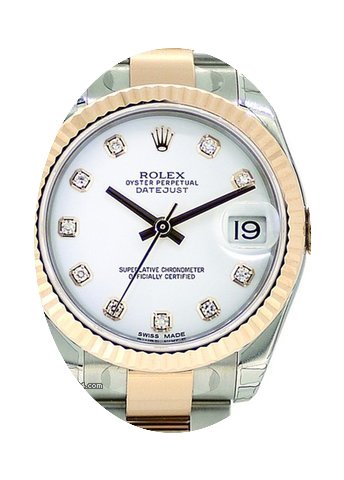 Rolex Datejust Ladies Midsize 178271-WHT...