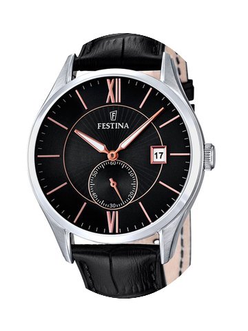 Festina F16872/4 Retro Herrenuhr 42mm 5A...